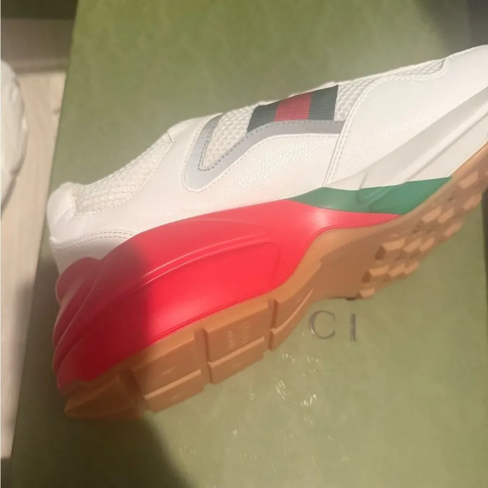 New with box and dustbag Gucci White Mesh Sneakers Gucci sz 9 us 10